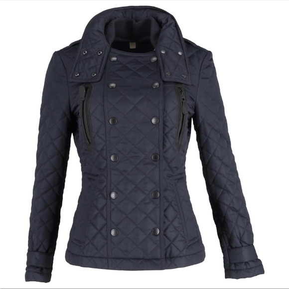 Burberry Brit navy quilted cozy jacket - Picture 2 of 11